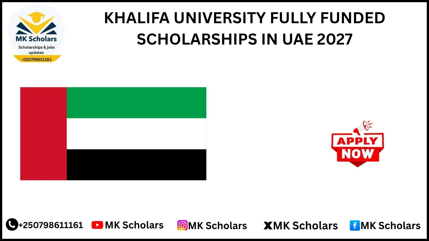 KHALIFA UNIVERSITY FULLY FUNDED SCHOLARSHIPS IN UAE 2027